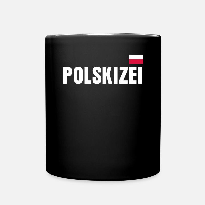 Polen Spruch Witz Polnisch - Tasse einfarbig - Schwarz