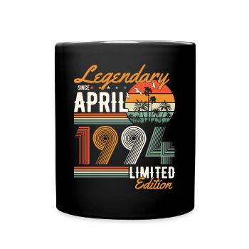 Legendary since April 1994 - Full Colour Mug - black - Front