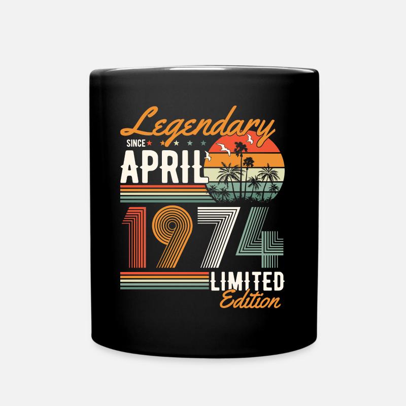 Légendaire depuis avril 1974 - Mug uni - noir
