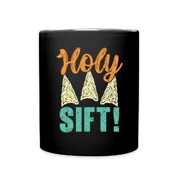 Chasse à la pointe de flèche à silex sacré - Mug uni - noir - Devant