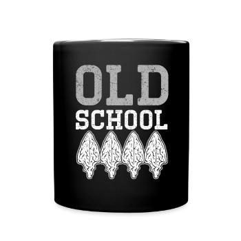 Chasse à la pointe de flèche ancienne de la vieille école - Mug uni - noir - Devant