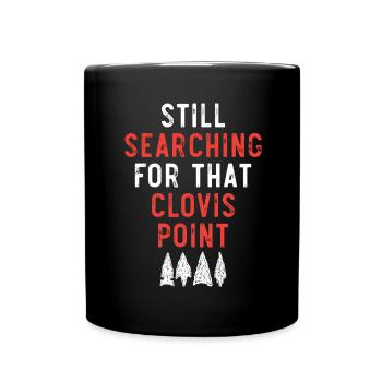 Toujours à la recherche du Clovis Point Pfe - Mug uni - noir - Devant