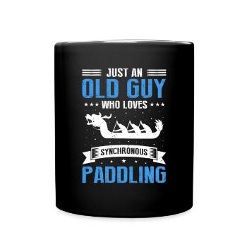 Dragon Boat Racing Chinese Boat Racing Festival - Full Colour Mug - black - Front