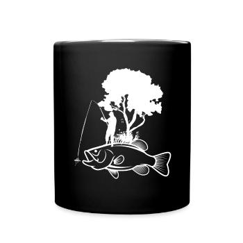 Poissons arboricoles - - Mug uni - noir - Devant