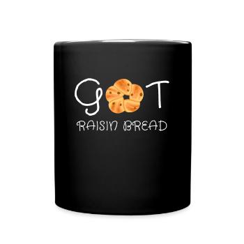 Baking Raisin Bread - Full Colour Mug - black - Front