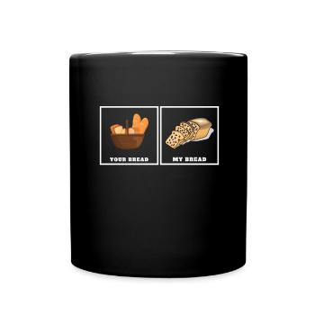 Baking Raisin Bread - Full Colour Mug - black - Front