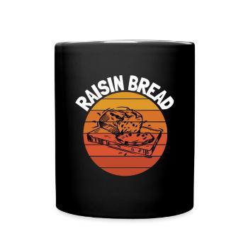 Baking Raisin Bread - Full Colour Mug - black - Front