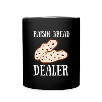 Baking Raisin Bread - Full Colour Mug - black - Front