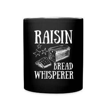 Baking Raisin Bread - Full Colour Mug - black - Front