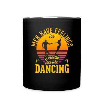 Danse Slogan Ballroom Couple Dance Dance Floor - Mug uni - noir - Devant