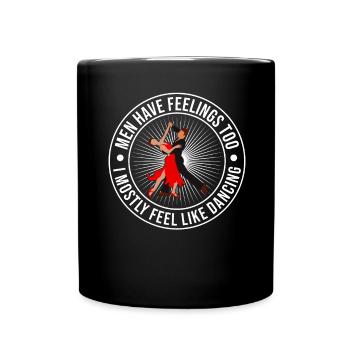 Tanzen Spruch Ballsaal Paartanz Tanz Tanzfläche - Tasse einfarbig - Schwarz - Vorne