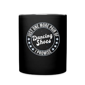 Danse Slogan Ballroom Couple Dance Dance Floor - Mug uni - noir - Devant