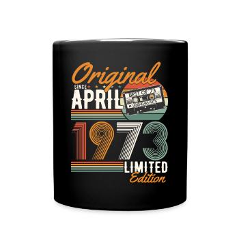 Original depuis avril 1973 - Mug uni - noir - Devant