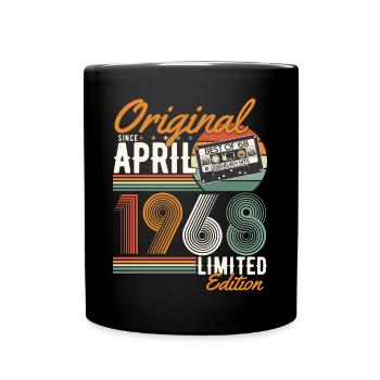 Original depuis avril 1968 - Mug uni - noir - Devant