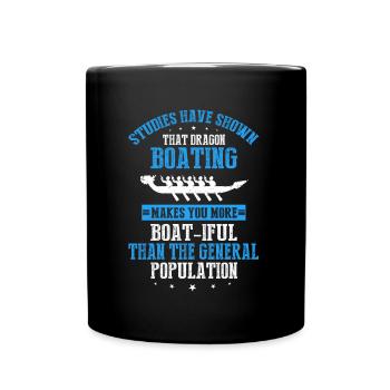 Chinese Boat Race for Dragon Boat Trainers - Full Colour Mug - black - Front