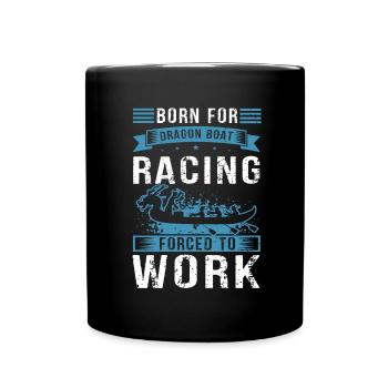 Dragon Boat Racing Theme for Dragon Boating - Full Colour Mug - black - Front