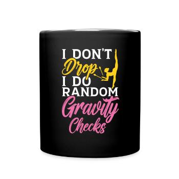 Baton and Bling It's a twirling thing Baton - Full Colour Mug - black - Front