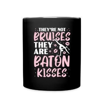 Il n’y a pas d’ecchymoses ce sont des baisers de matraque Tw - Mug uni - noir - Devant