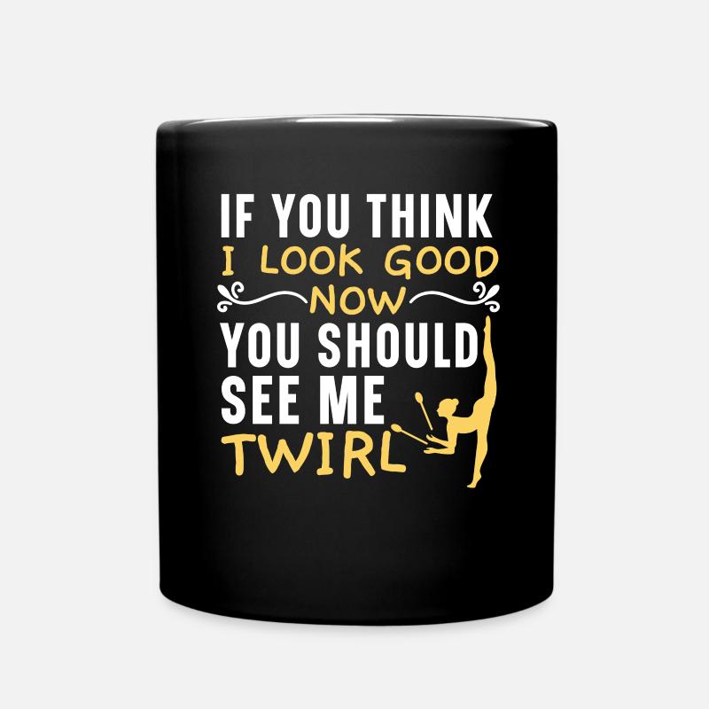 Si vous pensez que j’ai l’air bien, vous devriez - Mug uni - noir