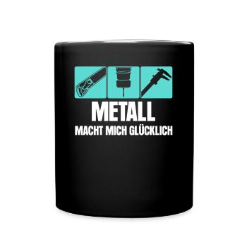 Opérateur de machine de découpe disant - Mug uni - noir - Devant