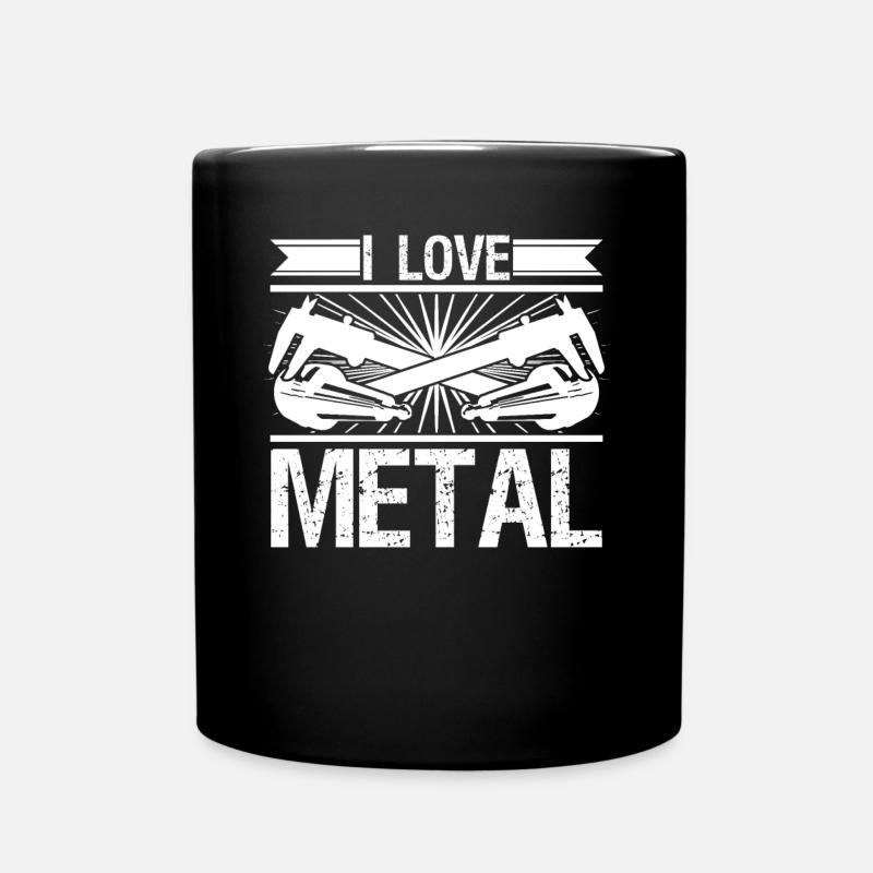 Opérateur de machine de découpe Machiniste Opérateur de tour - Mug uni - noir