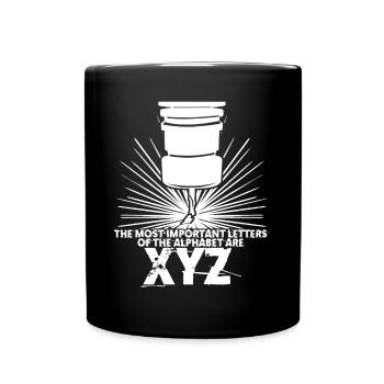 Machinist CNC Turner Milling Machine - Full Colour Mug - black - Front