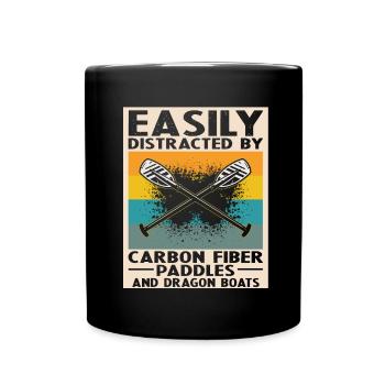 Chinese Boat Race for Dragon Boat Trainers - Full Colour Mug - black - Front