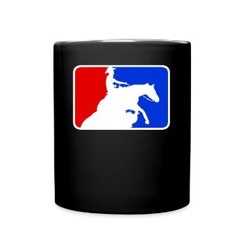 Reining Riding Rider Western Riding - Mug uni - noir - Devant