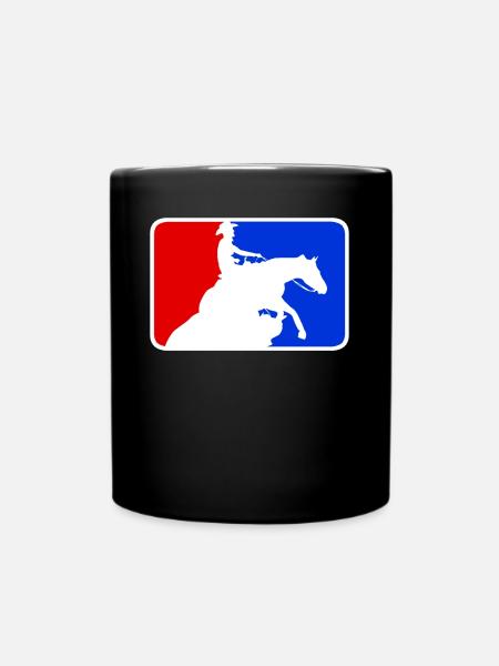 Reining Riding Rider Western Riding - Mug uni - noir