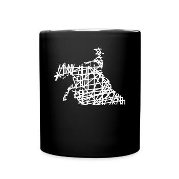 Reining Western Riding Riding Rider - Mug uni - noir - Devant