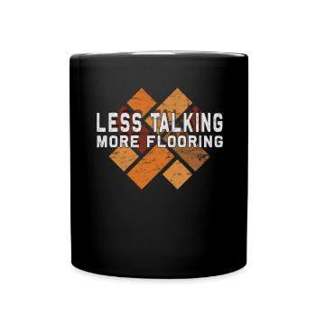 Flooring carpet installers - Full Colour Mug - black - Front
