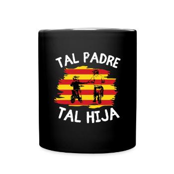Tal Padre Tal Hijo Motocross Moto Desporte - Tasse einfarbig - Schwarz - Vorne