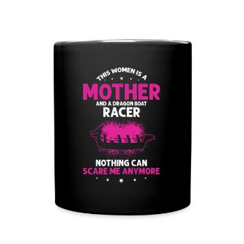 Dragon Boat Racing Theme for Dragon Boating - Full Colour Mug - black - Front