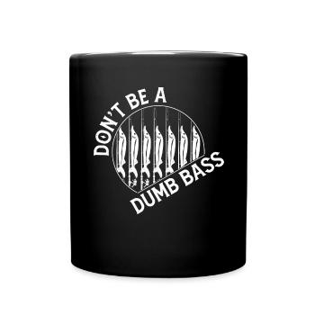 Ne sois pas un perchoir stupide 2 - - Mug uni - noir - Devant