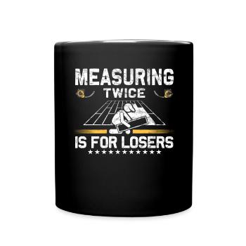 Flooring carpet installers - Full Colour Mug - black - Front