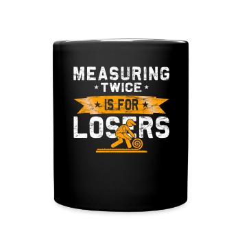 Flooring carpet installers - Full Colour Mug - black - Front