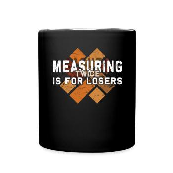 Flooring carpet installers - Full Colour Mug - black - Front