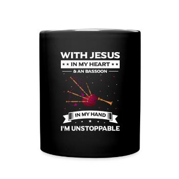 Conception de cornemuse pour Scotland Pride et cornemuse - Mug uni - noir - Devant