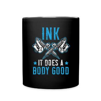 Tattoo Artist's Assistant Tattooing Tattooing Tatt - Full Colour Mug - black - Front