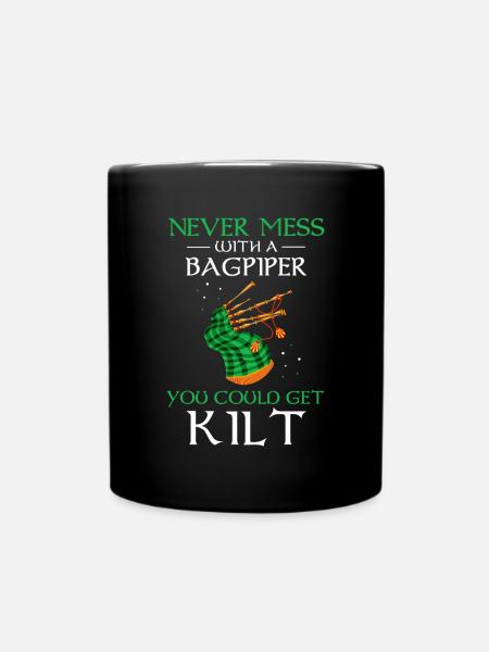 Cornemuse pour instructeurs de cornemuse et cornemuse - Mug uni - noir