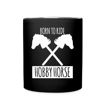 Hobbyhorse drôle Hobby Horse - Mug uni - noir - Devant