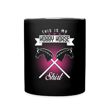 Hobby Equitation Hobby Horsing - Mug uni - noir - Devant
