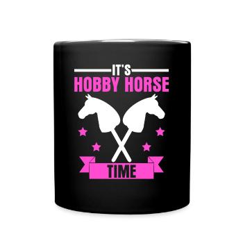 Hobby Cavalier Hobby Horsing - Mug uni - noir - Devant