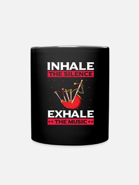 Cornemuse pour instructeurs de cornemuse et cornemuse - Mug uni - noir