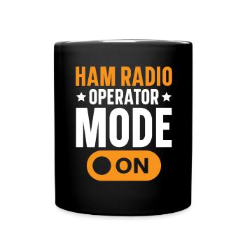 Ham Radio Operator Mode Radio Operator Ham Radio - Tasse einfarbig - Schwarz - Vorne