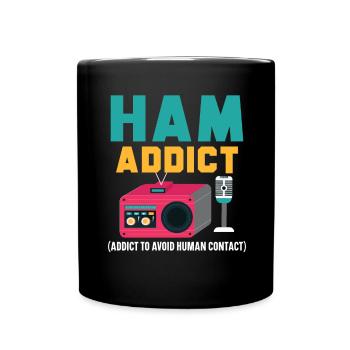Amateur Opérateur radio Transmission Radio amateur - Mug uni - noir - Devant