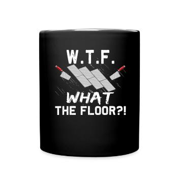 Flooring Tilers - Full Colour Mug - black - Front