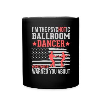 Danse Slogan Ballroom Couple Dance Dance Floor - Mug uni - noir - Devant
