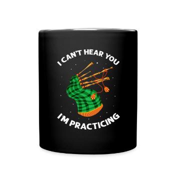 Citation de cornemuse pour un écossais et un musicien de cornemuse - Mug uni - noir - Devant