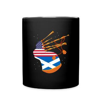 Cornemuse pour professeurs de cornemuse et cornemuse - Mug uni - noir - Devant